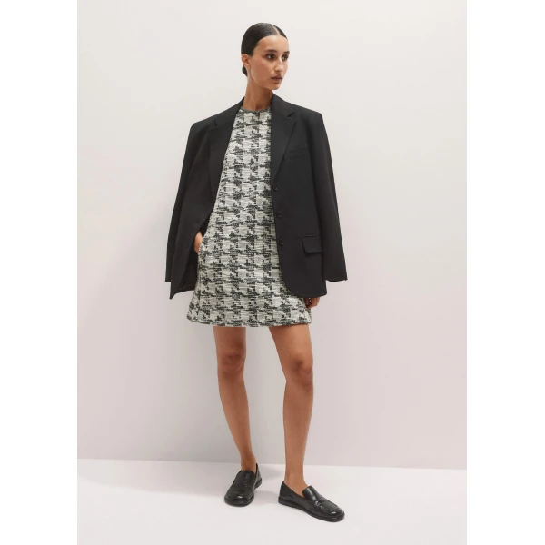 Me + Em Travel Tweed Mini Dress – luxury British Multicolour in Me and Em exclusively at Luxury Shoes 