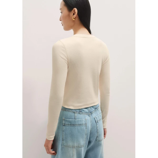 Me and Em Ultimate Rib Cardigan – luxury British Ivory in Me and Em exclusively at Luxury Shoes 