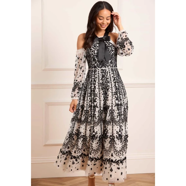 Needle and Thread cocktail dress - sequin embellished | Shop luxury evening wear at Luxury Shoes 