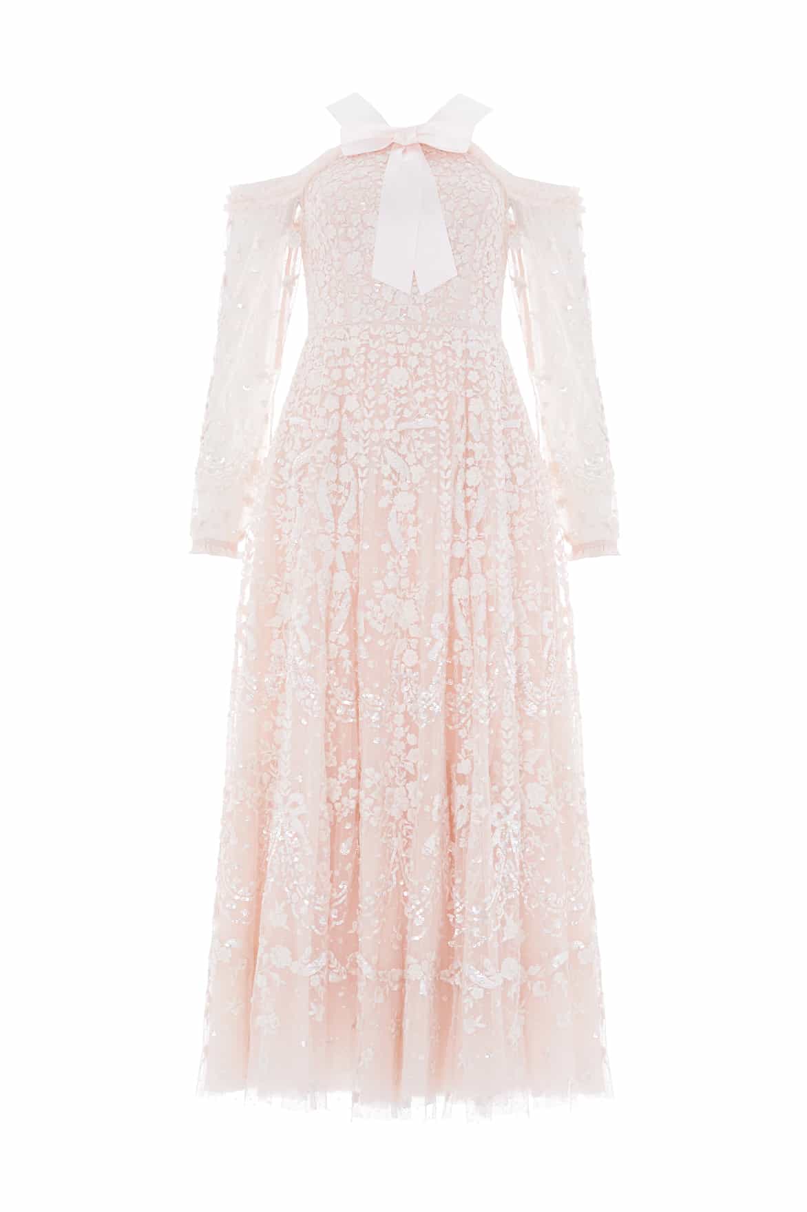 Needle and Thread Adeline Off-Shoulder Ankle Gown