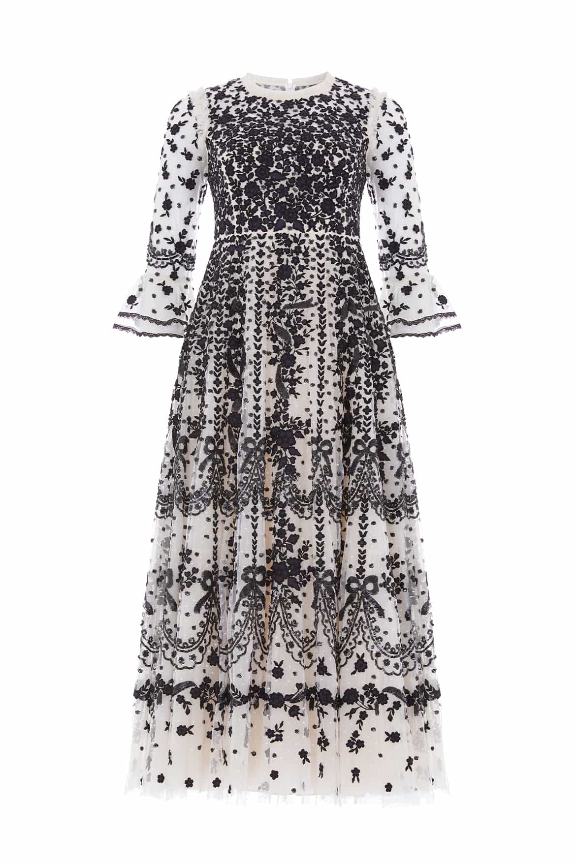 Needle and Thread Adeline Round Neck Ankle Gown