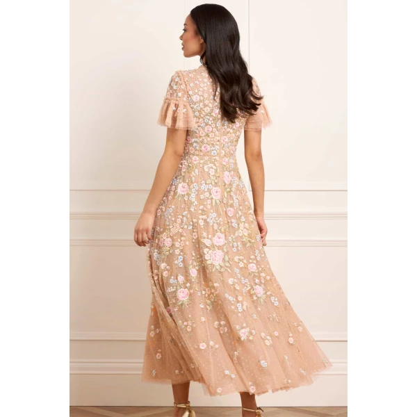 Needle and Thread cocktail dress - sequin embellished | Shop luxury evening wear at Luxury Shoes 