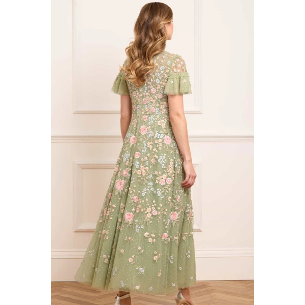 Needle and Thread cocktail dress - sequin embellished | Shop luxury evening wear at Luxury Shoes 