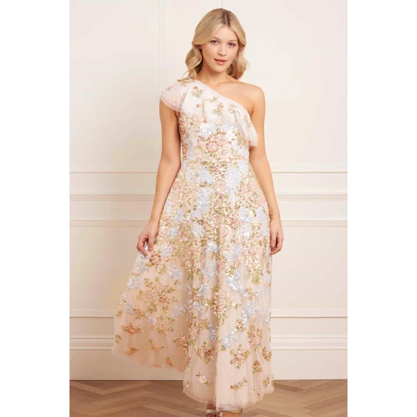 Needle and Thread cocktail dress - sequin embellished | Shop luxury evening wear at Luxury Shoes 