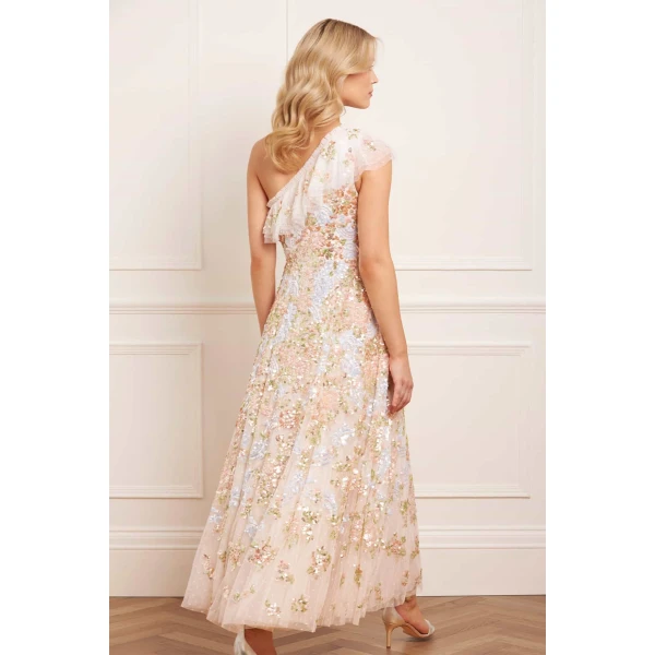 Needle and Thread cocktail dress - sequin embellished | Shop luxury evening wear at Luxury Shoes 