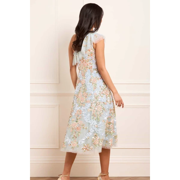 Needle and Thread cocktail dress - sequin embellished | Shop luxury evening wear at Luxury Shoes 