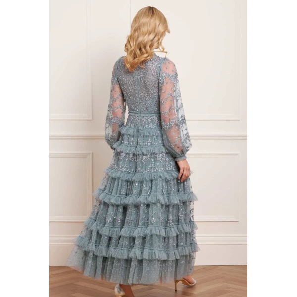 Needle and Thread cocktail dress - sequin embellished | Shop luxury evening wear at Luxury Shoes 