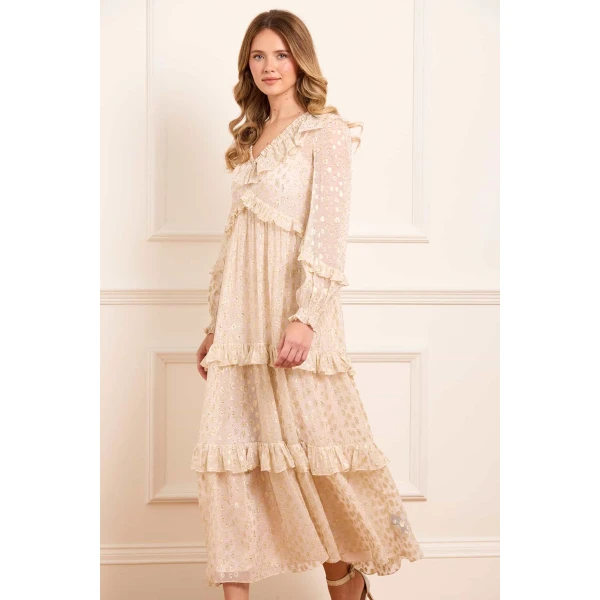 Needle and Thread cocktail dress - sequin embellished | Shop luxury evening wear at Luxury Shoes 