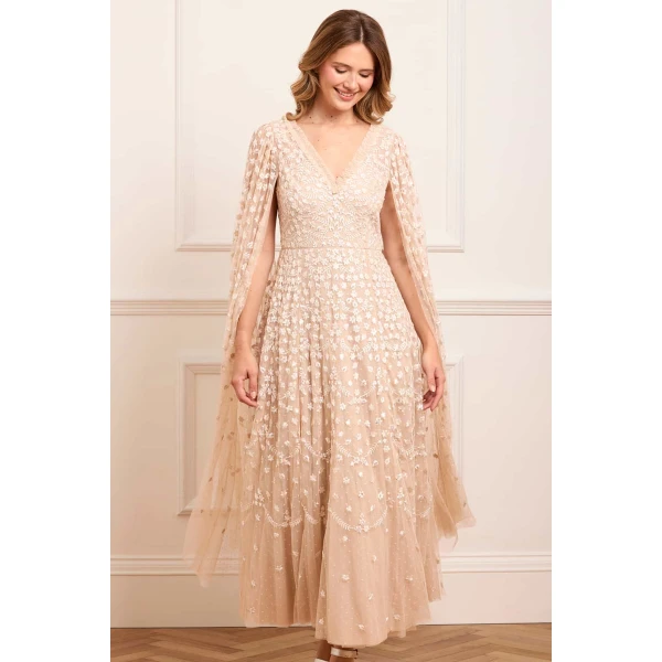 Needle and Thread cocktail dress - sequin embellished | Shop luxury evening wear at Luxury Shoes 