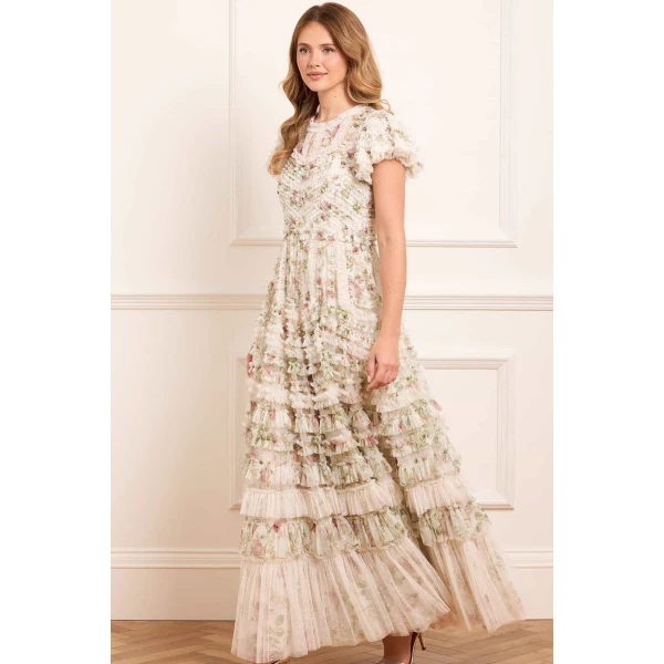 Needle and Thread cocktail dress - sequin embellished | Shop luxury evening wear at Luxury Shoes 