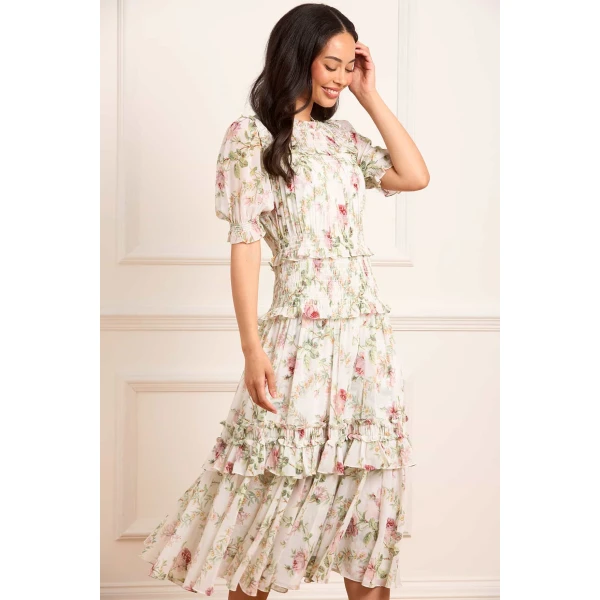Needle and Thread cocktail dress - sequin embellished | Shop luxury evening wear at Luxury Shoes 