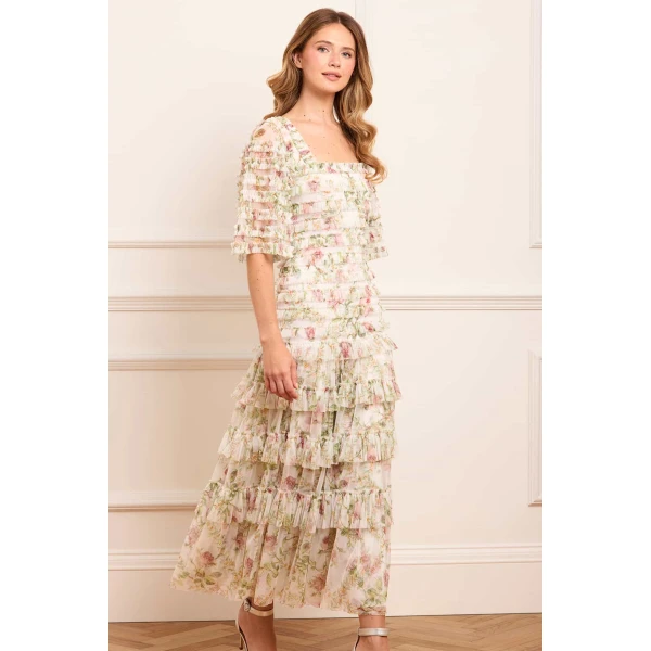 Needle and Thread cocktail dress - sequin embellished | Shop luxury evening wear at Luxury Shoes 