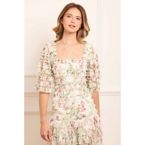 Needle and Thread cocktail dress - sequin embellished | Shop luxury evening wear at Luxury Shoes 