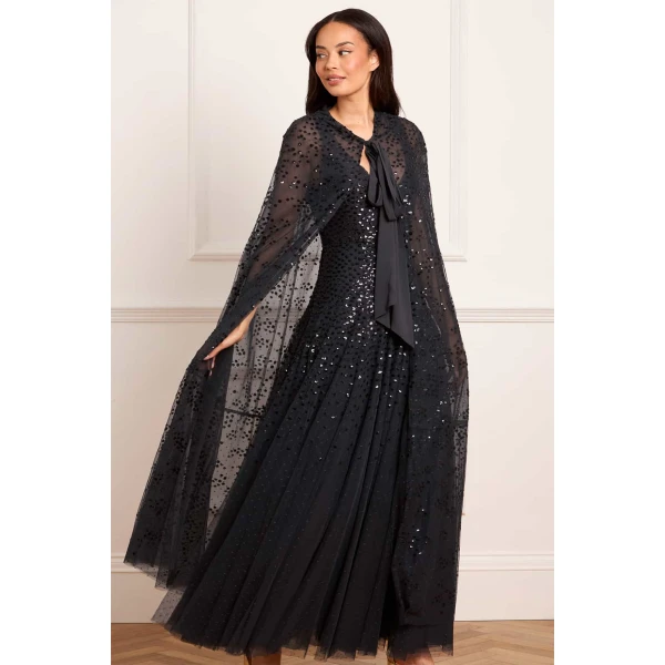 Needle and Thread cocktail dress - sequin embellished | Shop luxury evening wear at Luxury Shoes 