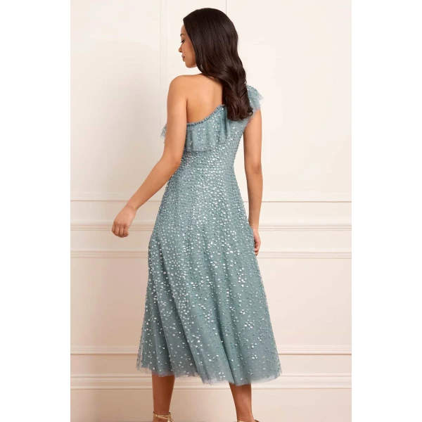 Needle and Thread cocktail dress - sequin embellished | Shop luxury evening wear at Luxury Shoes 