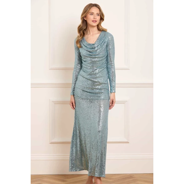 Needle and Thread cocktail dress - sequin embellished | Shop luxury evening wear at Luxury Shoes 