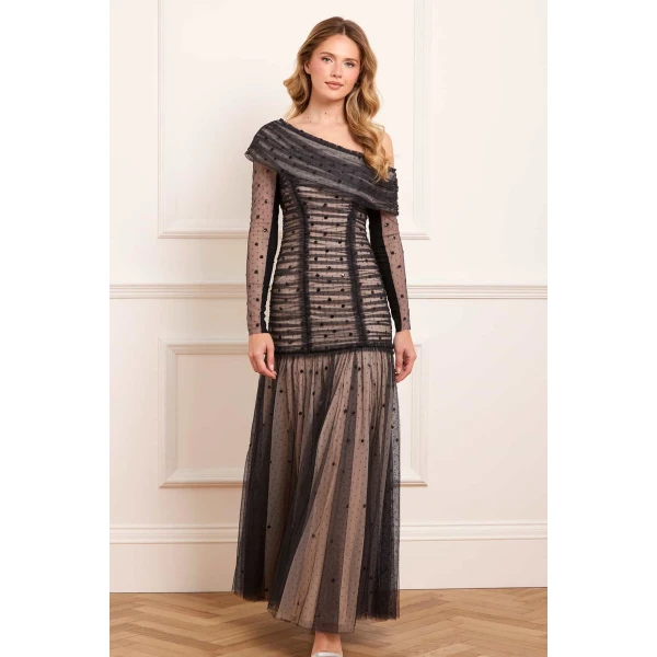 Needle and Thread cocktail dress - sequin embellished | Shop luxury evening wear at Luxury Shoes 