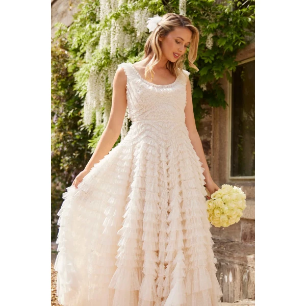 Needle and Thread cocktail dress - sequin embellished | Shop luxury evening wear at Luxury Shoes 