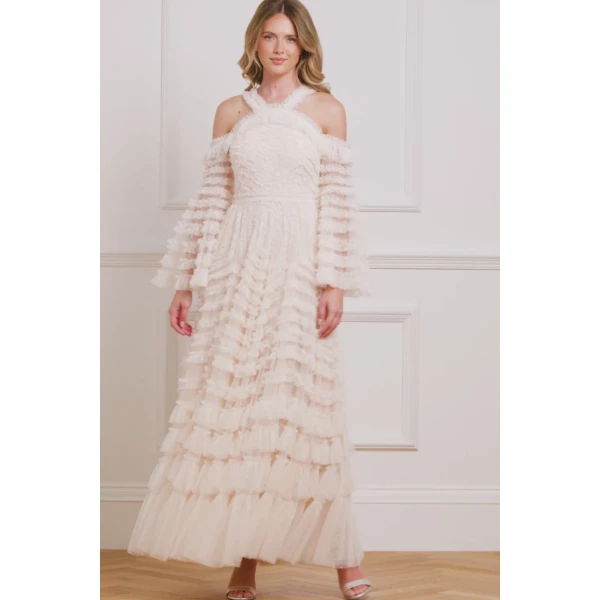 Needle and Thread cocktail dress - sequin embellished | Shop luxury evening wear at Luxury Shoes 