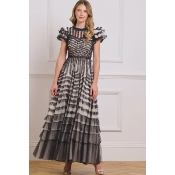 Needle and Thread cocktail dress - sequin embellished | Shop luxury evening wear at Luxury Shoes 