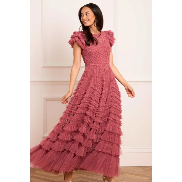 Needle and Thread cocktail dress - sequin embellished | Shop luxury evening wear at Luxury Shoes 