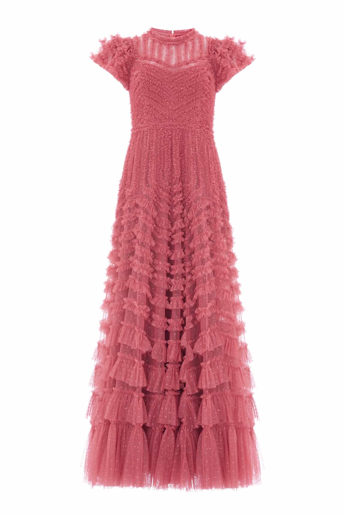 Needle and Thread La Vie En Rose Round Neck Short Sleeve Gown