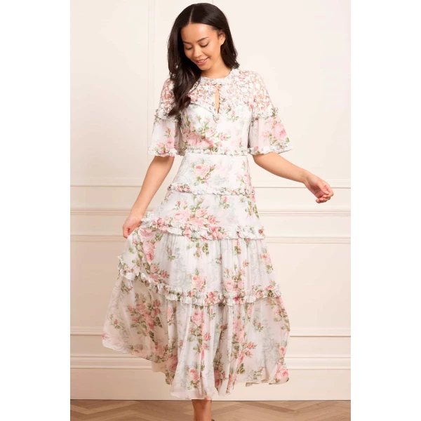 Needle and Thread cocktail dress - sequin embellished | Shop luxury evening wear at Luxury Shoes 