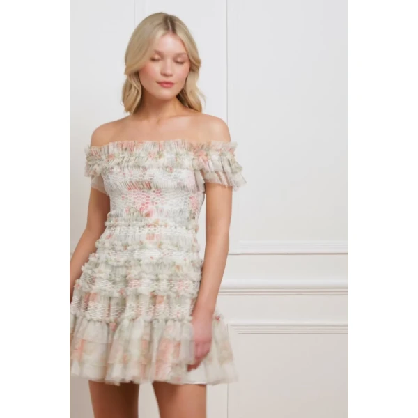 Needle and Thread cocktail dress - sequin embellished | Shop luxury evening wear at Luxury Shoes 