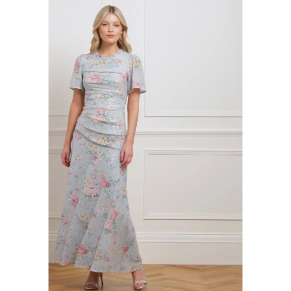 Needle and Thread cocktail dress - sequin embellished | Shop luxury evening wear at Luxury Shoes 
