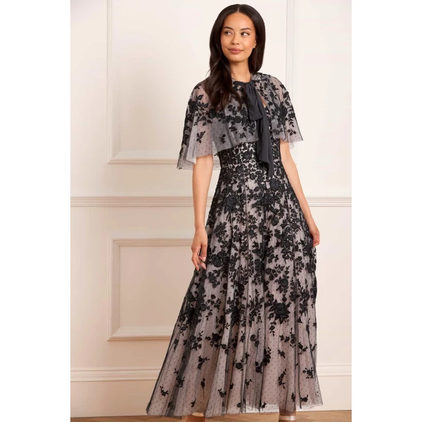 Needle and Thread cocktail dress - sequin embellished | Shop luxury evening wear at Luxury Shoes 