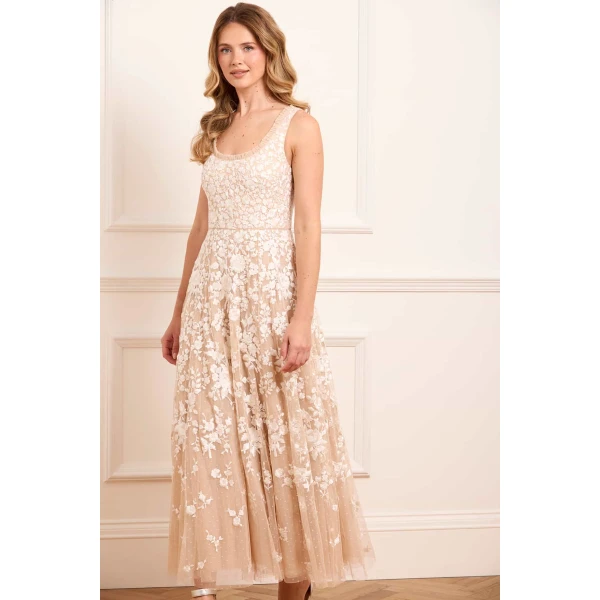 Needle and Thread cocktail dress - sequin embellished | Shop luxury evening wear at Luxury Shoes 