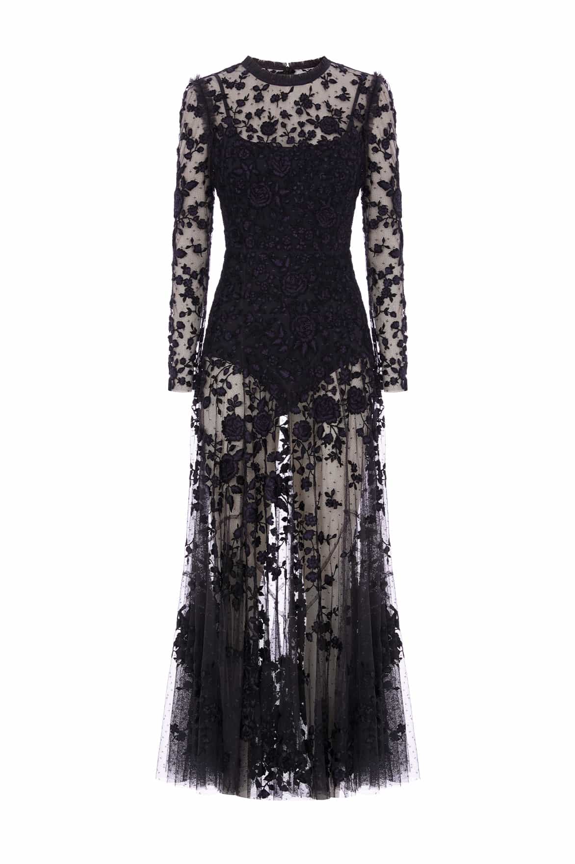 Needle and Thread Rosa Sheer Ankle Gown