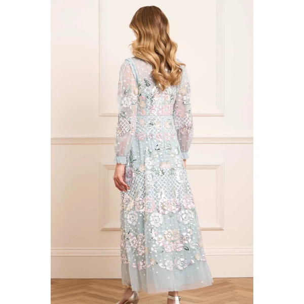 Needle and Thread cocktail dress - sequin embellished | Shop luxury evening wear at Luxury Shoes 