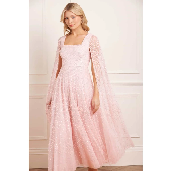 Needle and Thread cocktail dress - sequin embellished | Shop luxury evening wear at Luxury Shoes 