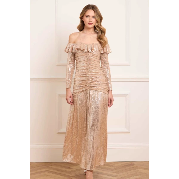 Needle and Thread cocktail dress - sequin embellished | Shop luxury evening wear at Luxury Shoes 