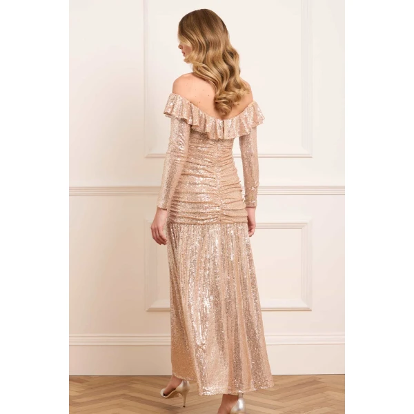 Needle and Thread cocktail dress - sequin embellished | Shop luxury evening wear at Luxury Shoes 