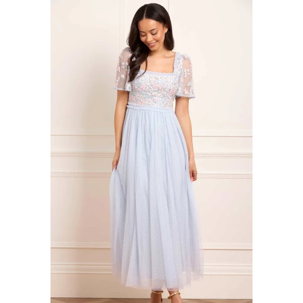 Needle and Thread cocktail dress - sequin embellished | Shop luxury evening wear at Luxury Shoes 