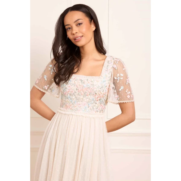 Needle and Thread cocktail dress - sequin embellished | Shop luxury evening wear at Luxury Shoes 
