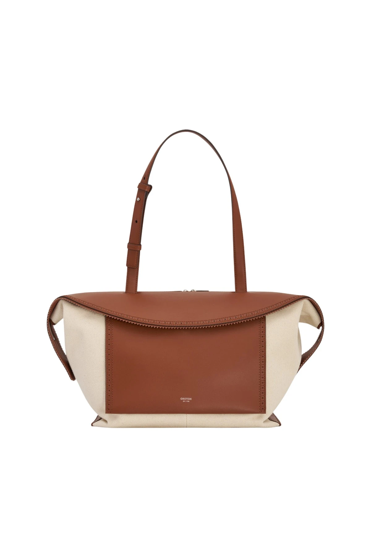 Oroton-Mica-Medium-Tote-Canvas-Broguing-2025-Coveti24872_nobg Oroton Bags luxury Bags from Luxury Handbags Marketplace