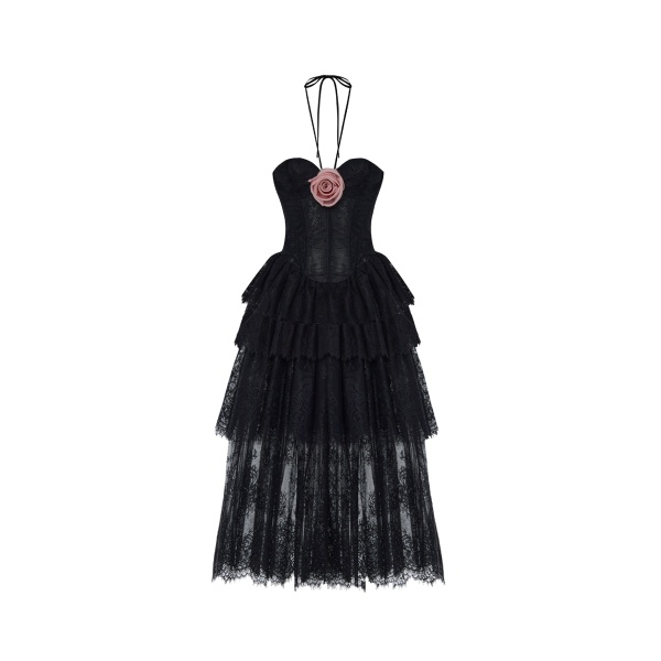 Rasario Lace Dress – couture evening dress