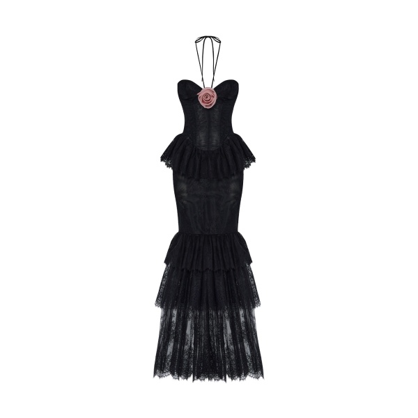 Rasario Lace Dress – couture evening dress