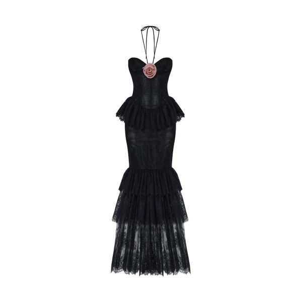 Rasario Lace Dress – couture evening dress