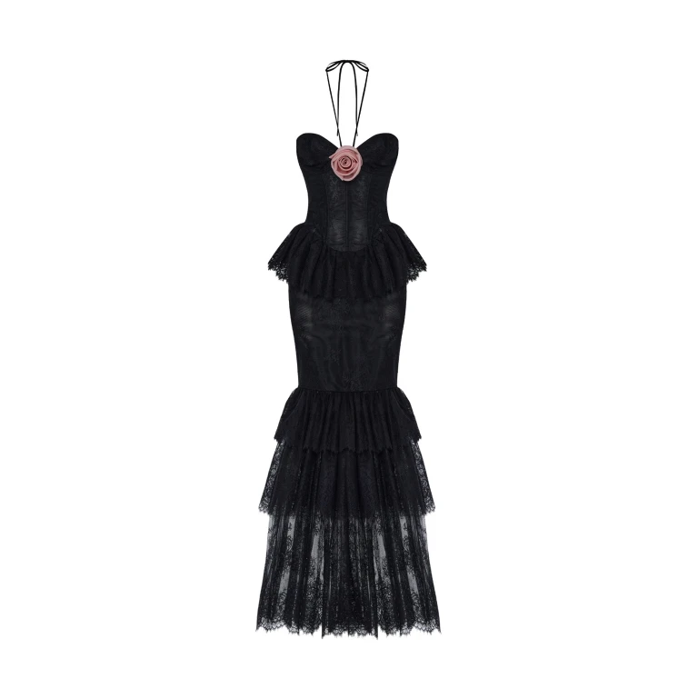 Rasario Lace Dress – couture evening dress