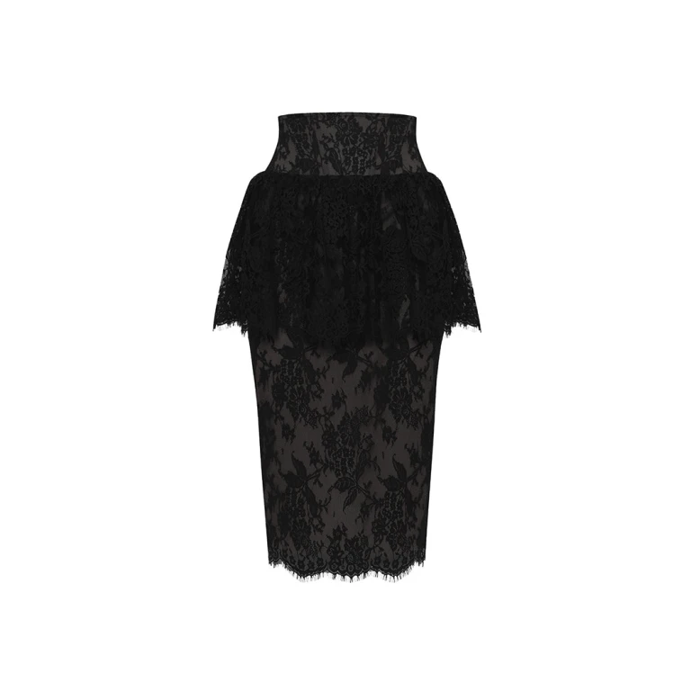Rasario Lace Skirt – couture evening dress