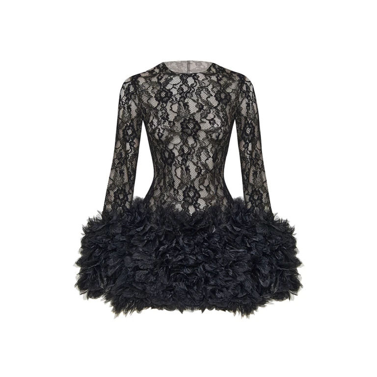 Rasario Lace Dress – couture evening dress