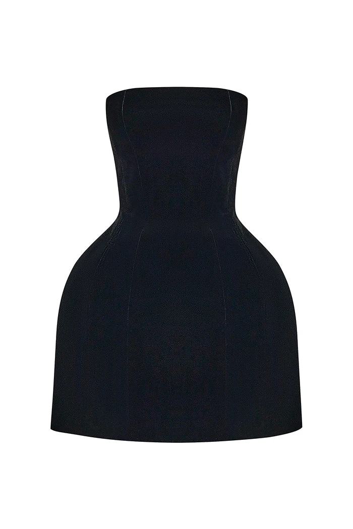Rasario Mini Velvet Dress Rasario Velvet Dress – couture evening dress