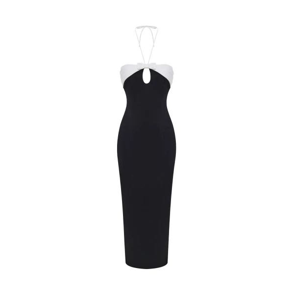 Rasario Midi Dress – couture evening dress