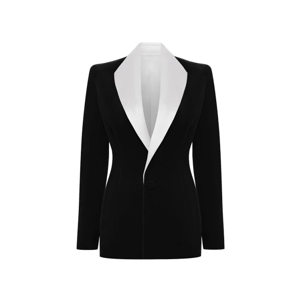Rasario Velvet Jacket – couture evening dress