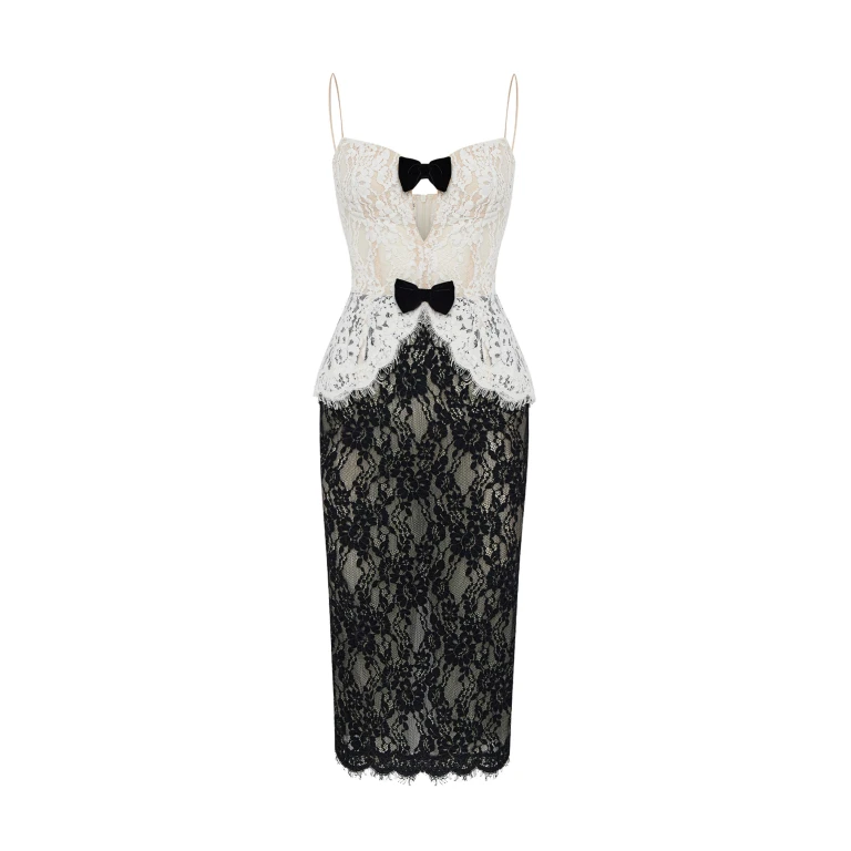 Rasario Lace Dress – couture evening dress