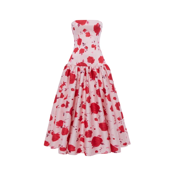 Rasario Floral Dress – couture evening dress